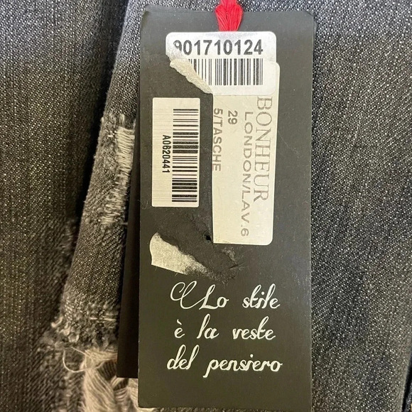 Bonheur Milano Luxury Jeans London Distressed Size 29 - Picture 6 of 11